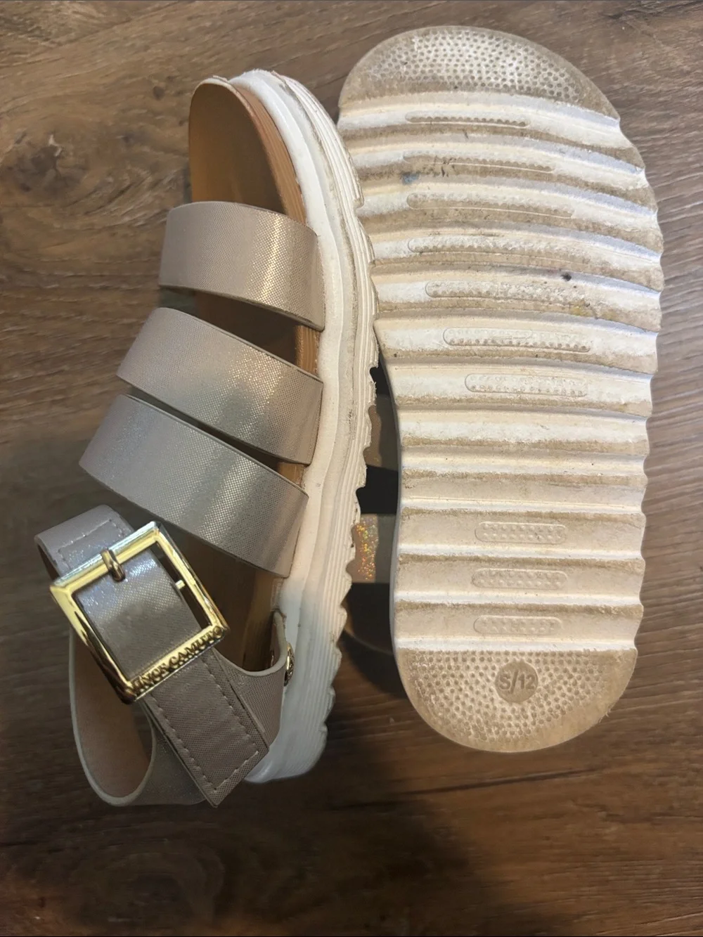 Vince Camuto shimmer champagne